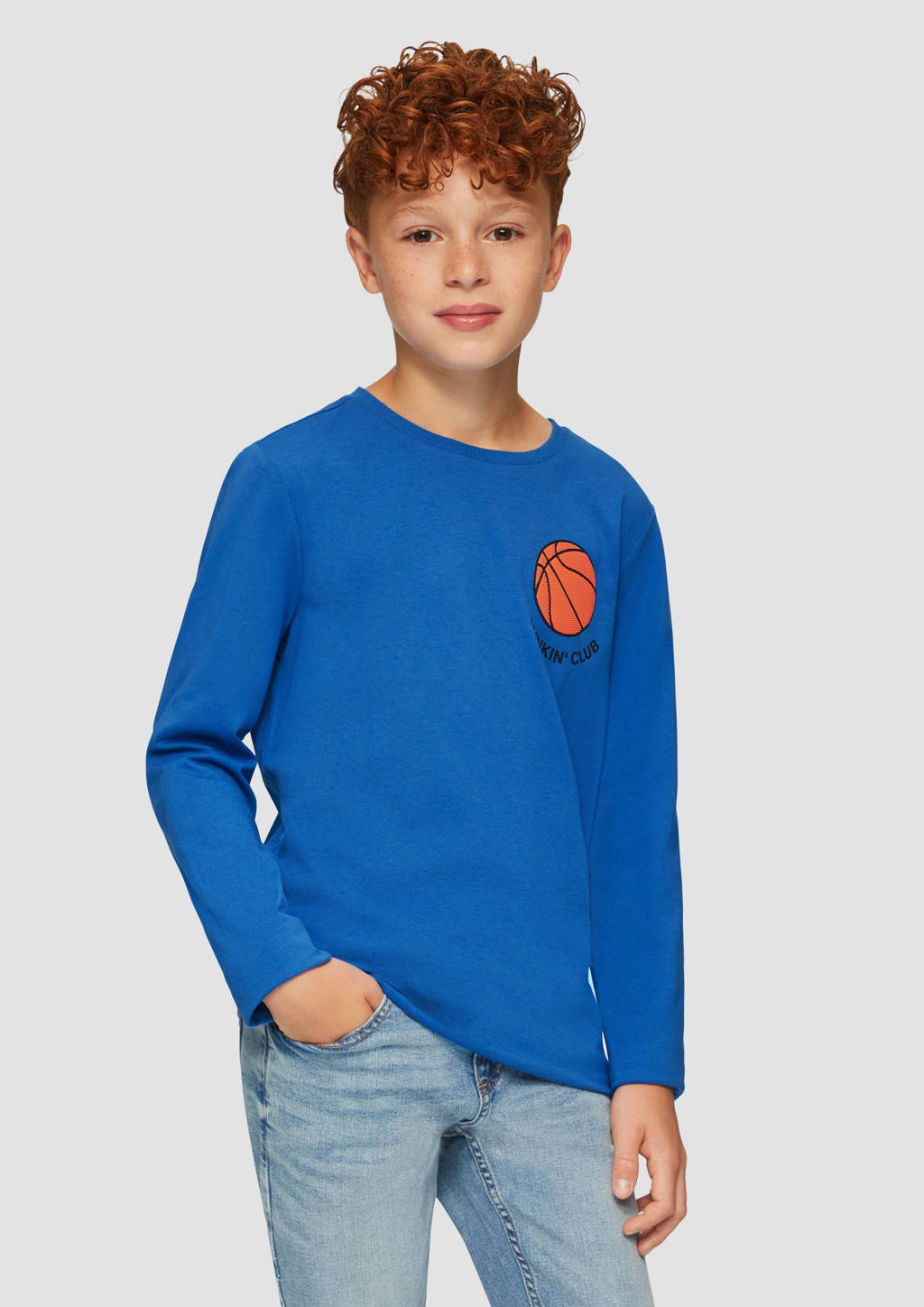 s.Oliver Longsleeve blauw