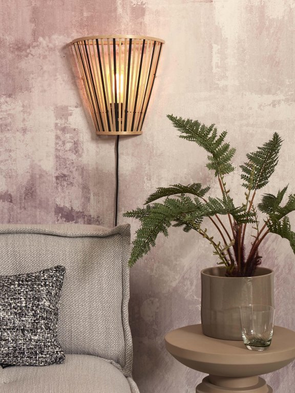 Good&Mojo Merapi wandlamp naturel