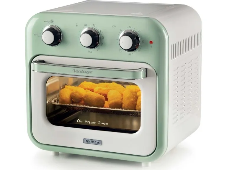 Ariete 4632/04, Varmluftsteger, 16 L, 230 °C, 60 min., Enkelt, Grøn