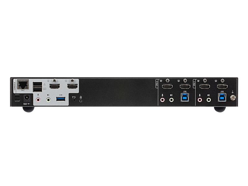 Aten KVM Switch CS1842 4K 60 Hz 2-Port USB 3.0 4K HDMI Dual Display KVMP Switch