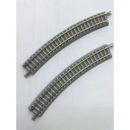 Rokuhan - Gleis überhöht R195-30° mit Betonschwellen, 6 Stück