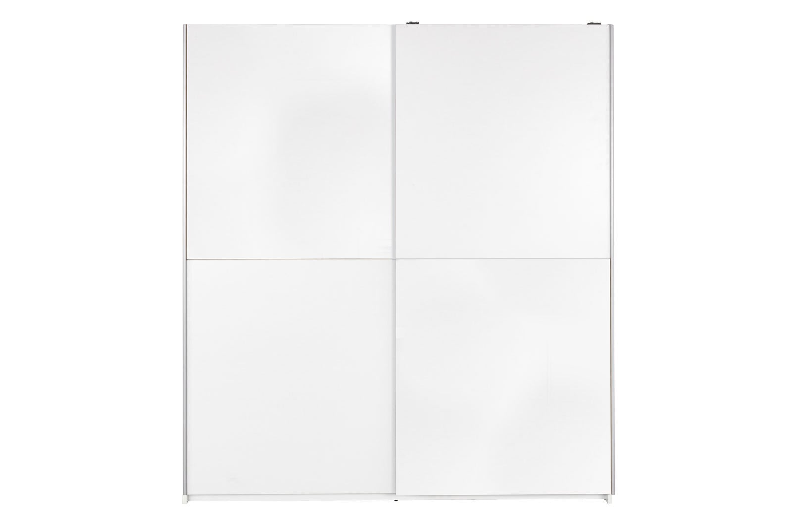 Schwebetürenschrank CHANCE 170 x 195 x 59 cm Nachbildung weiß