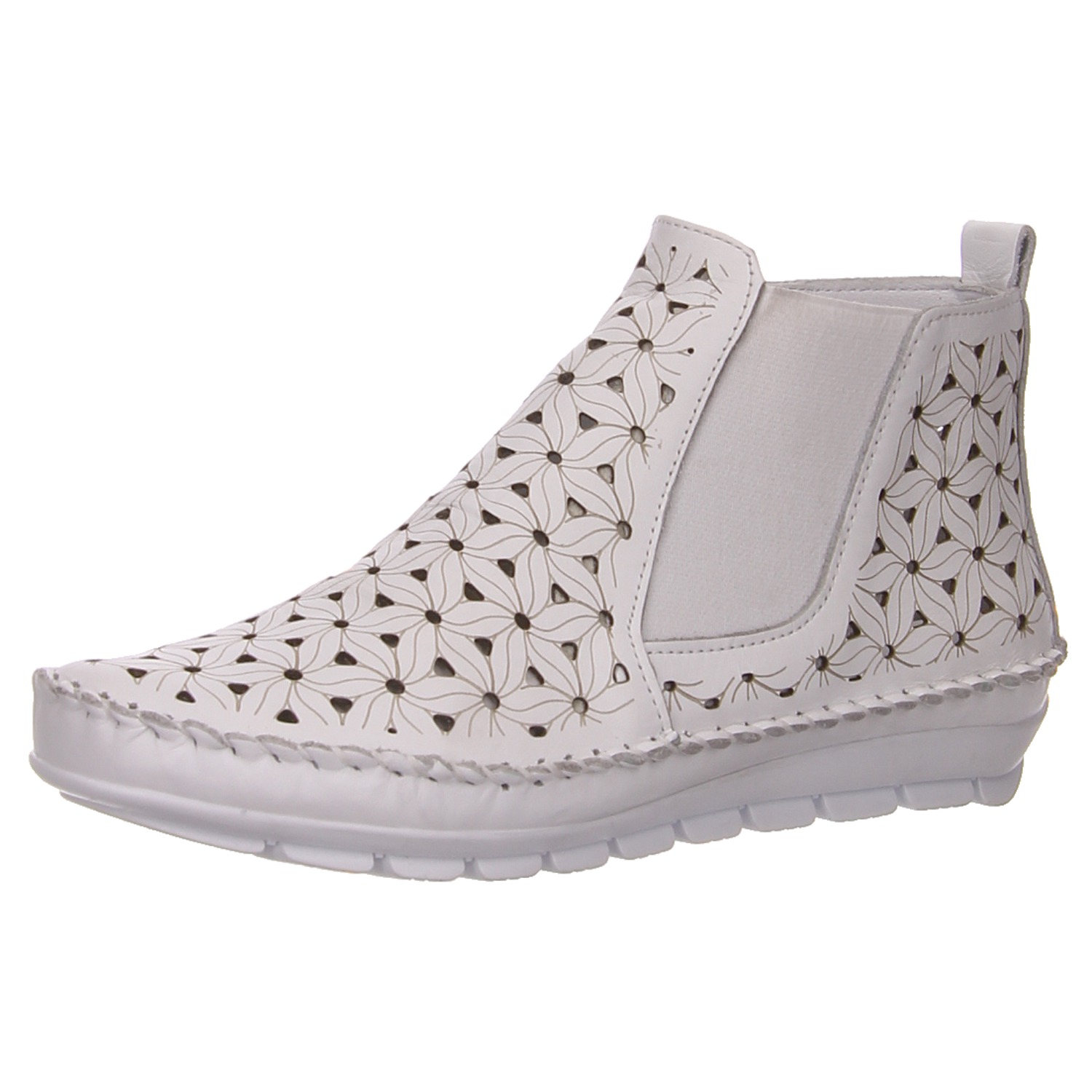 Gemini Stiefeletten weiß weiss/weiss kombi