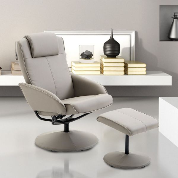 HomCom Poltrona Relax Reclinável 145° 78 × 71 × 101cm