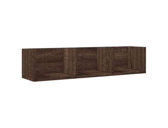 VIDAXL - Elément suspendu Armoires murales 2pcs chêne marron 75x18x16,5cm bois ingénie...