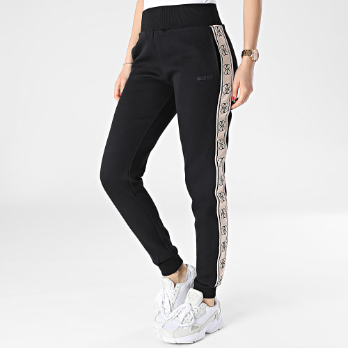 Pantalon Jogging A Bandes Femme V2YB15-KB3P2 Noir