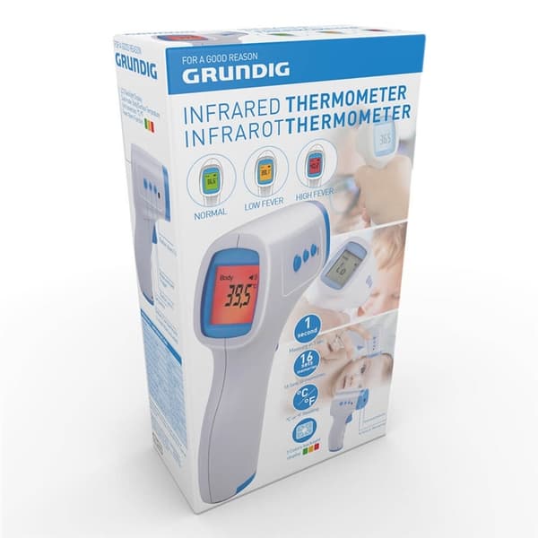 GRUNDIG Termometer Infrarød Berøringsfri Hvit