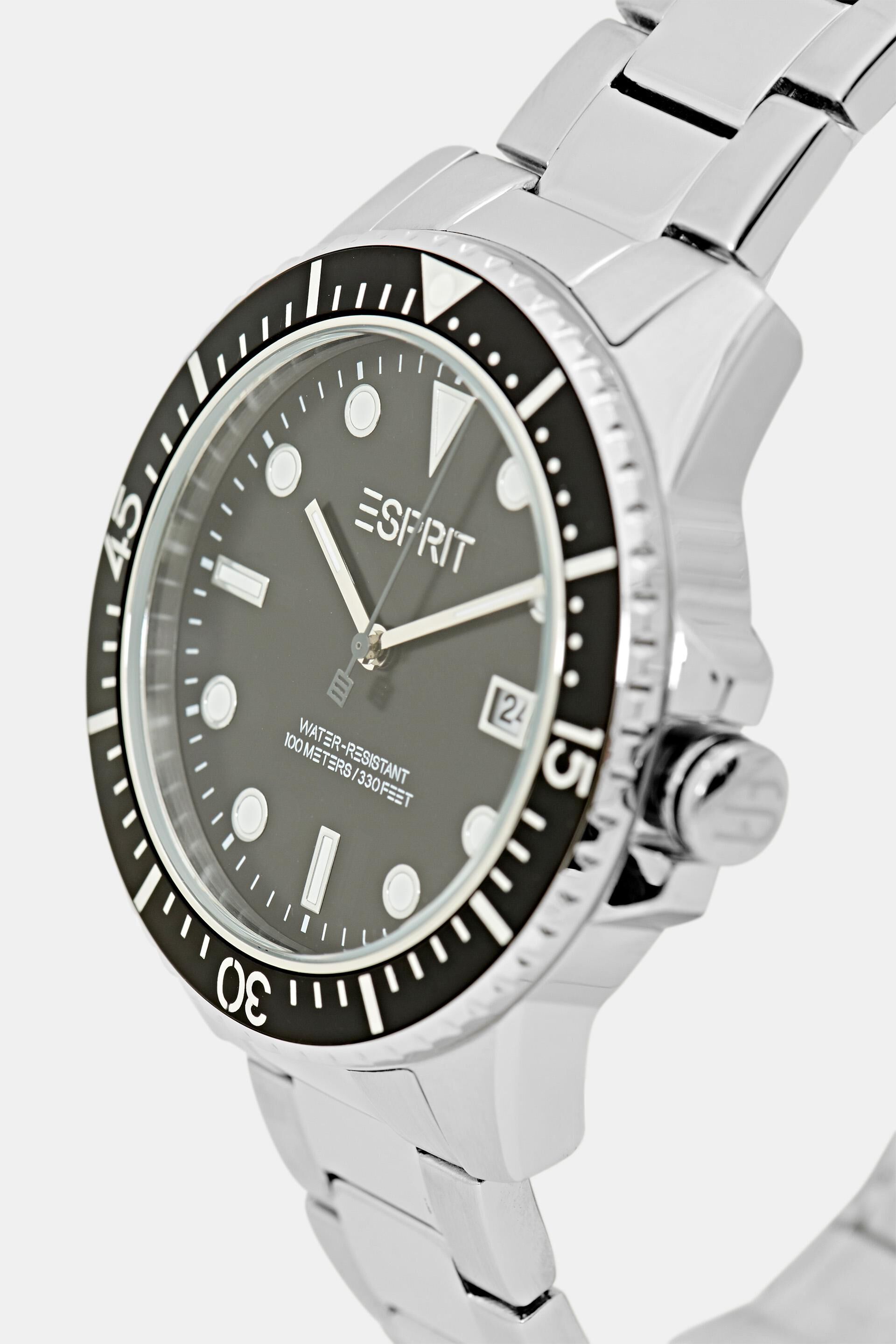 Montre en acier inox à bracelet à maillons
