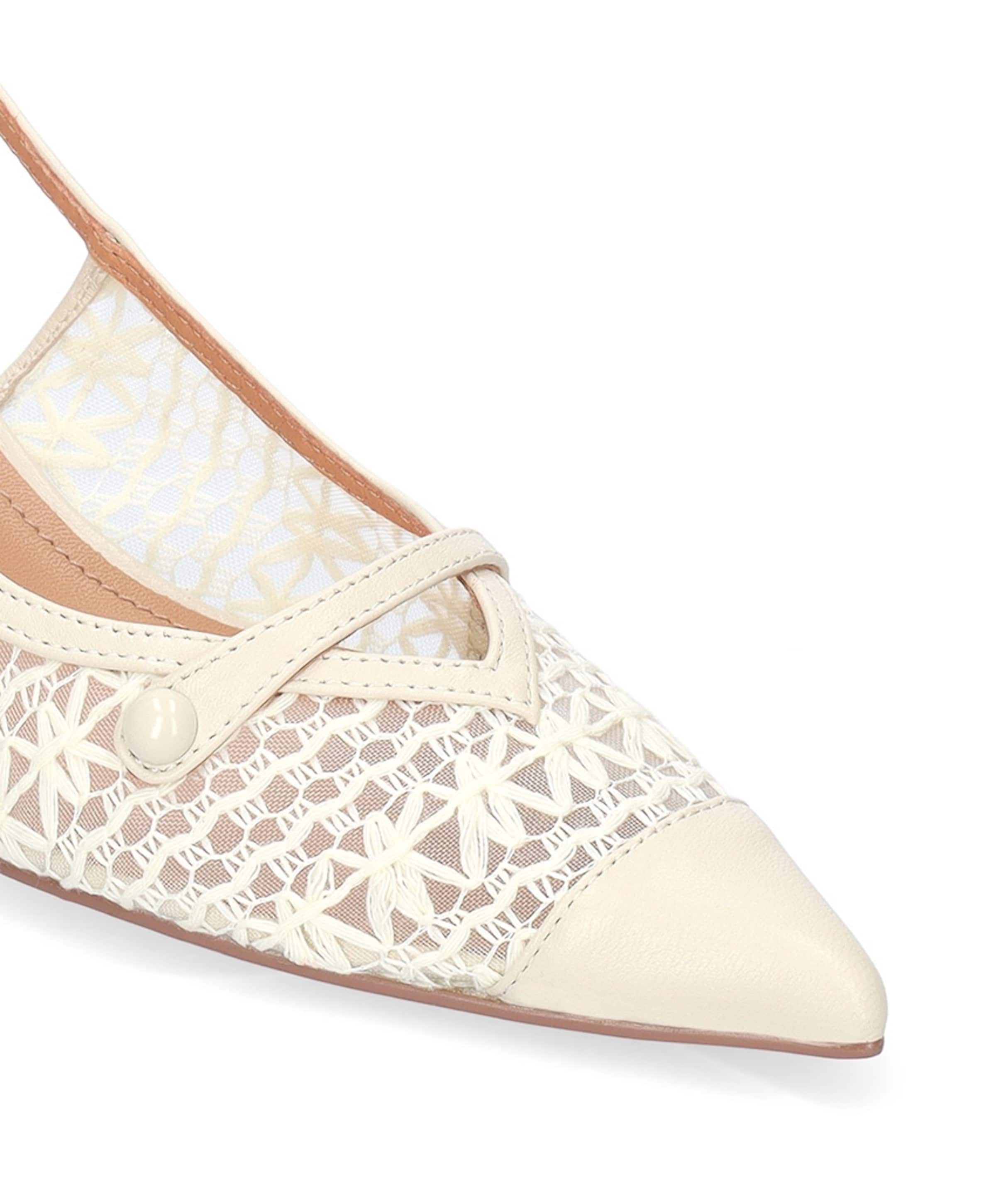Bibi Lou dames slingbacks ecru