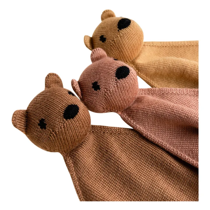 Hvid Doudou Teddy Tokki Laine Mérinos | Chocolat