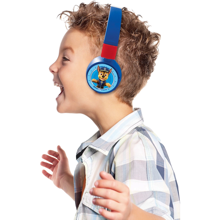 LEXIBOOK Paw Patrol 2-in-1-Bluetooth-Kopfhörer für Kinder mit integriertem Mikrofon