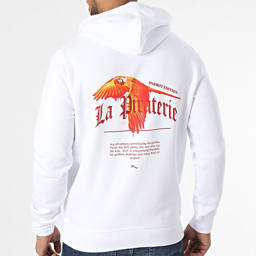 Sweat Capuche Parrot Edition Blanc