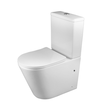 Atlantic duoblok toilet Jerry wit D-vorm