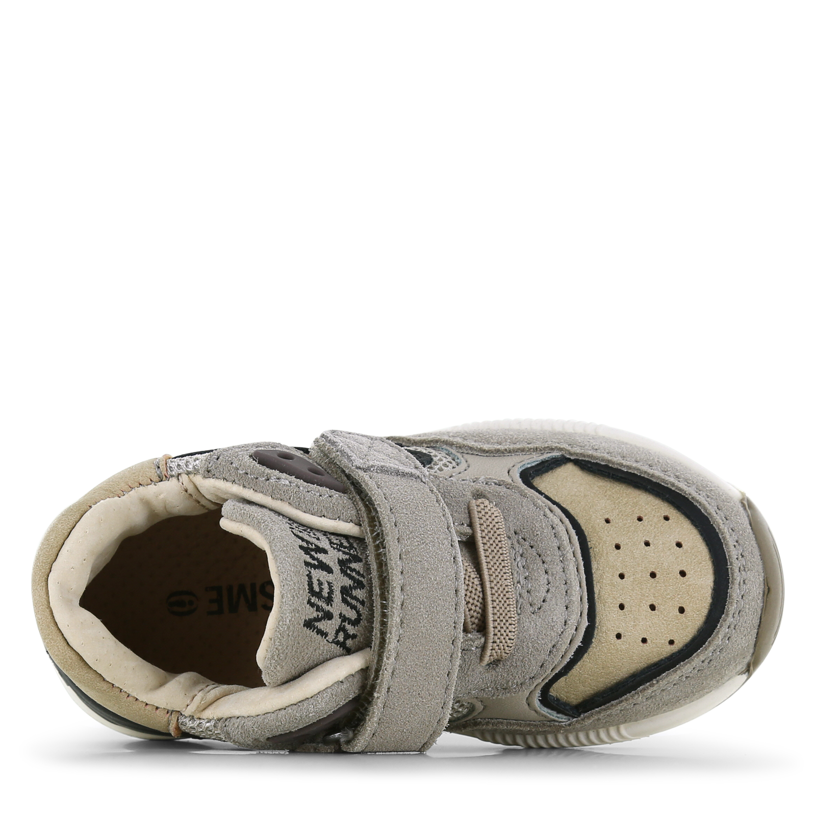 Shoesme taupe sneaker Mesh, Microfiber nubuck, Suède | Sale