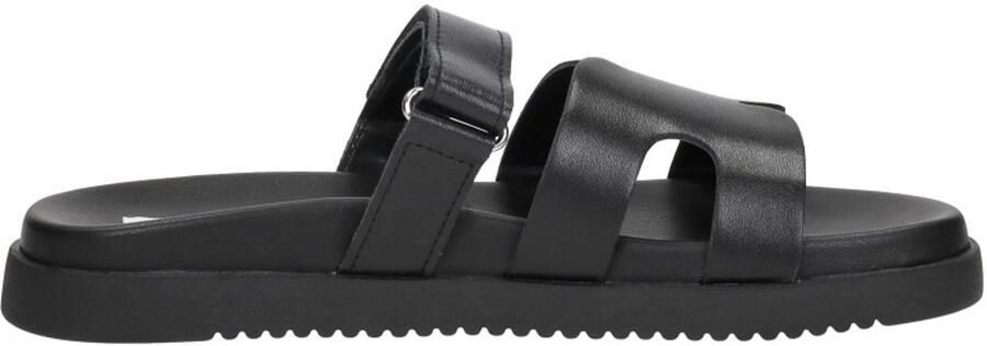 Steve Madden sandaaltjes van leer met klittenbandsluiting model 'Missile'