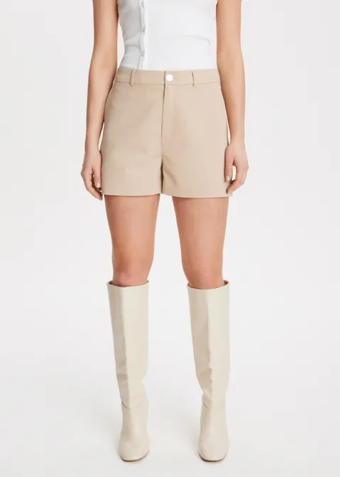Twill korte broek roze (NUDE)