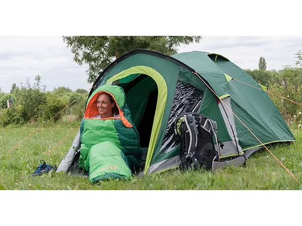 Coleman Kobuk Valley 3 Plus, Camping, Hård ramme, Kupel/Igloo telt, 3 person(er), Teltlærred, Grøn