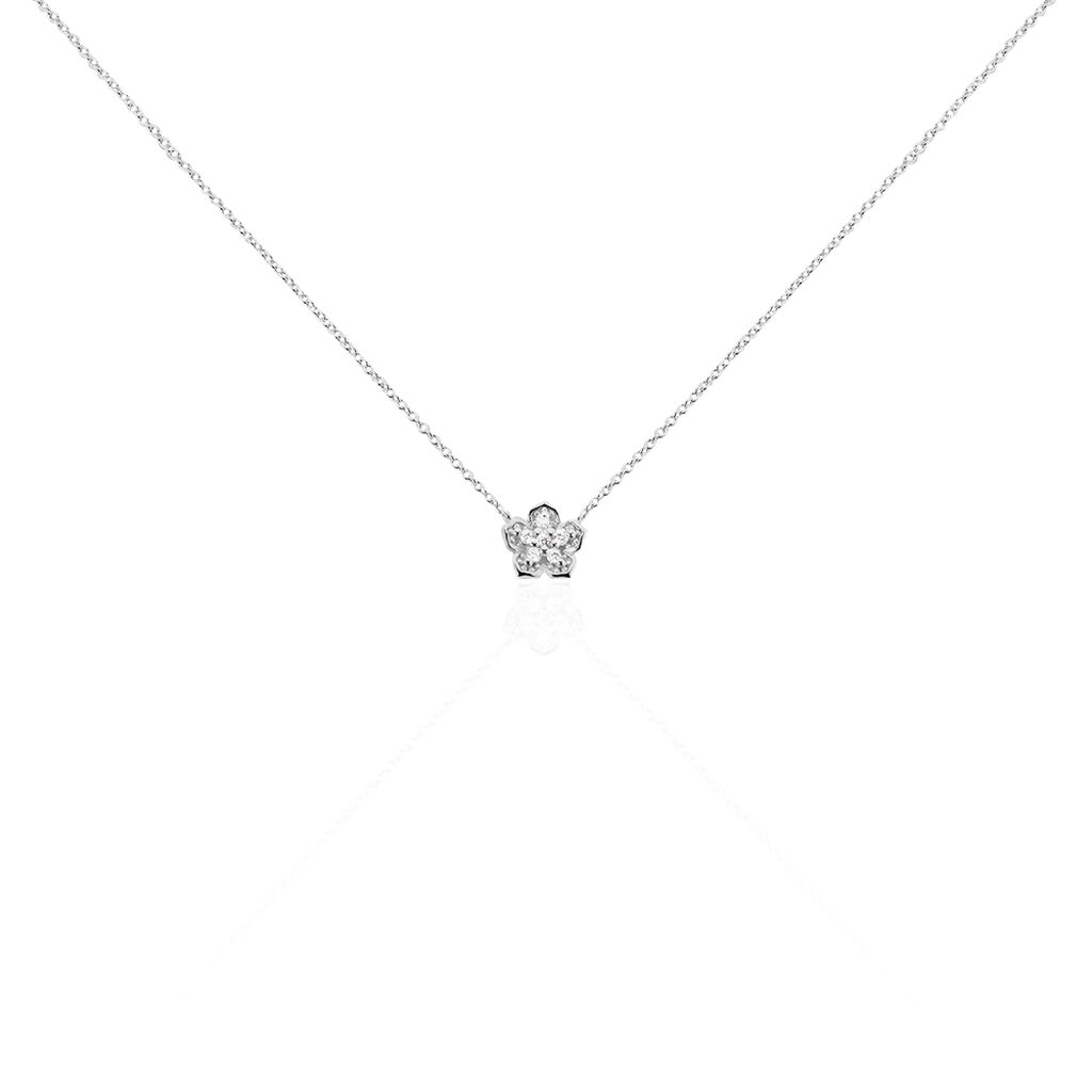 Collier Anne-charlotte Argent Blanc Oxyde De Zirconium