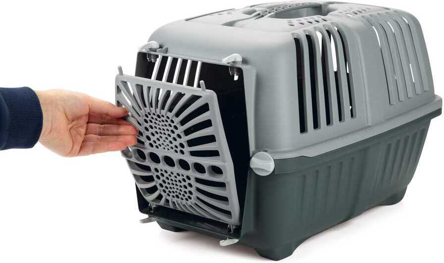 Beeztees katten reismand Pratiko Eco groen / grijs 48 x 31 x 33 cm