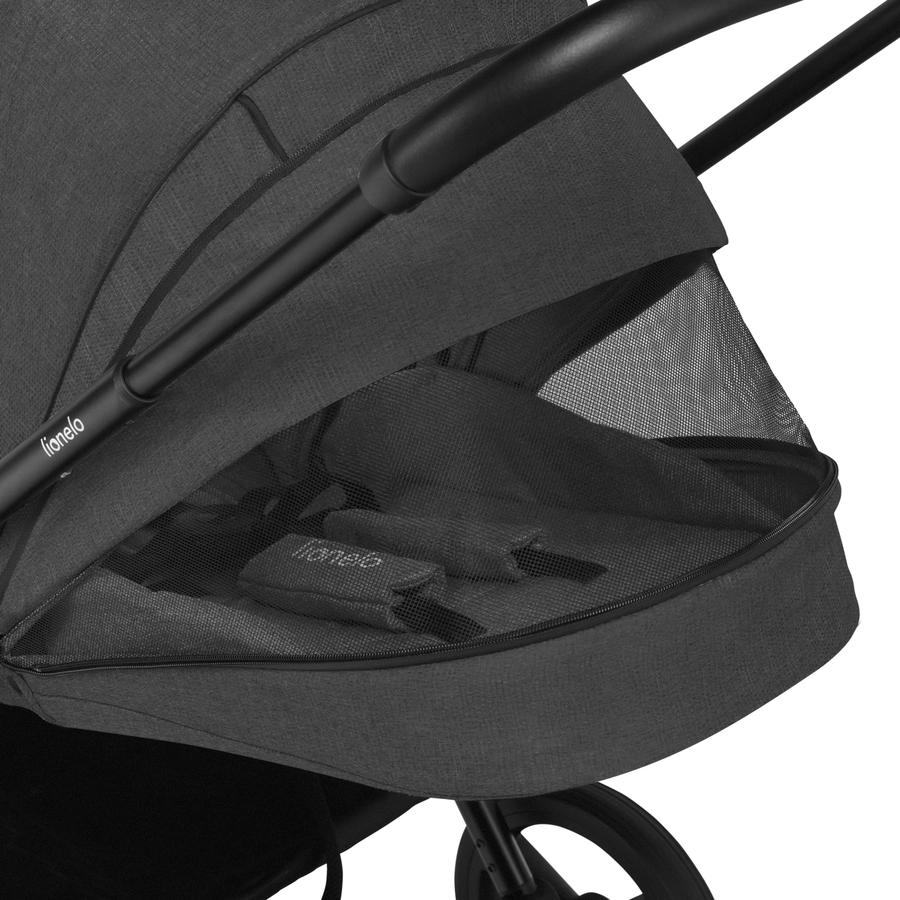 lionelo Kombikinderwagen Mika 3-in-1 Grey Graphite