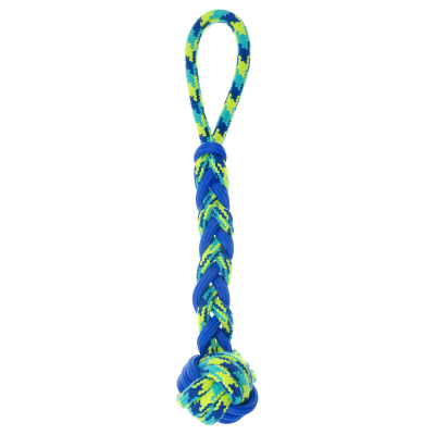 Zeus Hundespielzeug K9 Fitness Rope & TPR Ball Tug 40cm
