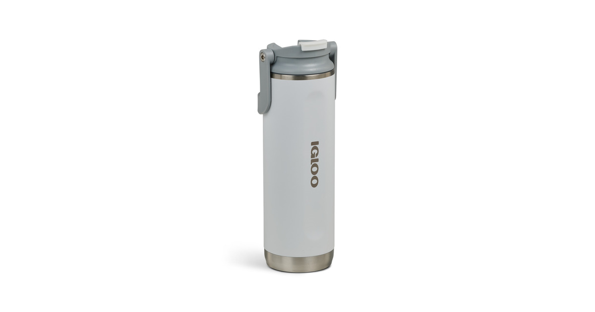 IglooFlip ‘n’ Sip Tumbler 20 oz, 0,59 liter drinkfles  (Wit)