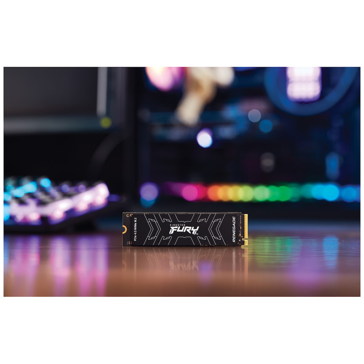 Kingston FURY Renegade NVMe intern SSD med kjøleribbe (500GB)