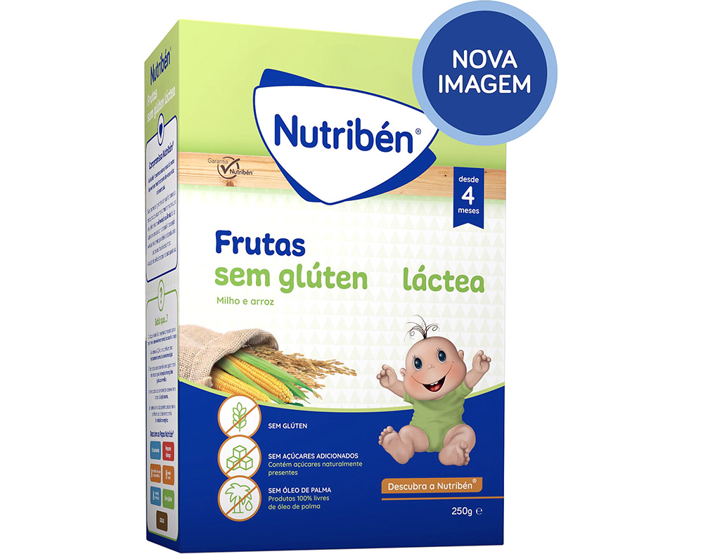 PAPA LACTEA NUTRIBEN FRUTAS 250G