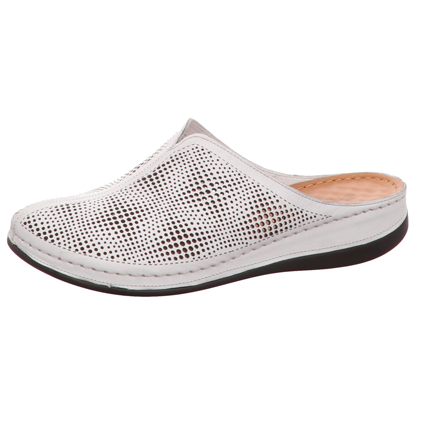elbandi Pantolette weiß weiss/weiss kombi