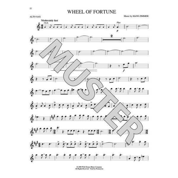 Hal Leonard Fluch der Karibik für Altsaxophon