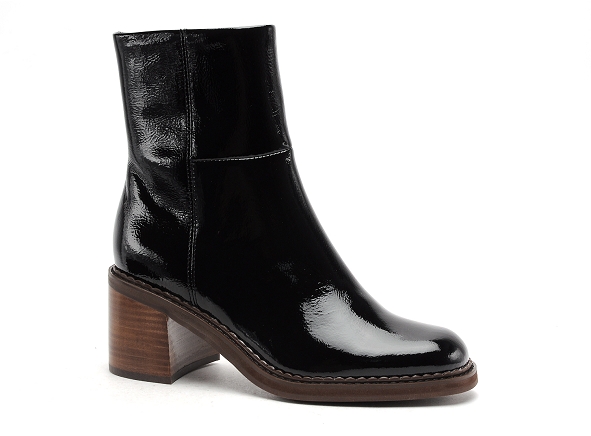 Mamzelle boots bottine talons femme rebabi noir