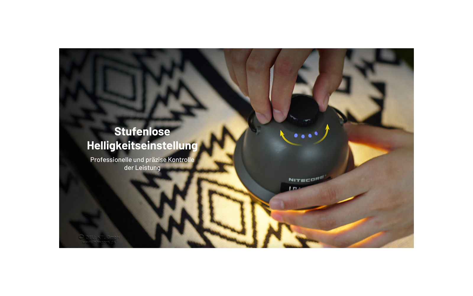 Nitecore Campingleuchte LR 40 Powerbank olive