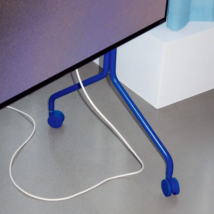 Pedestal - Moon Rollin' TV-Ständer, 40 - 70 Zoll, chrome
