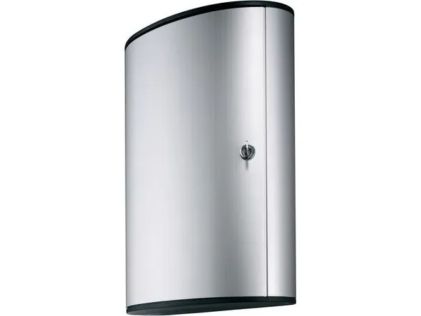 DURABLE KEY BOX - Nøglekabinet - 72 kroge - børstet aluminium - aluminium