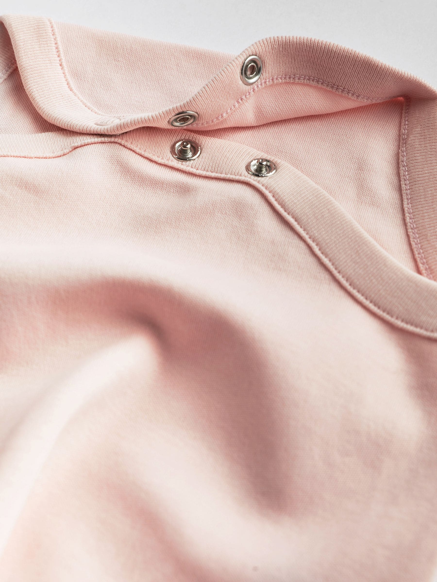 Roze/wit - Essentiële babyrompertjes met korte mouwen