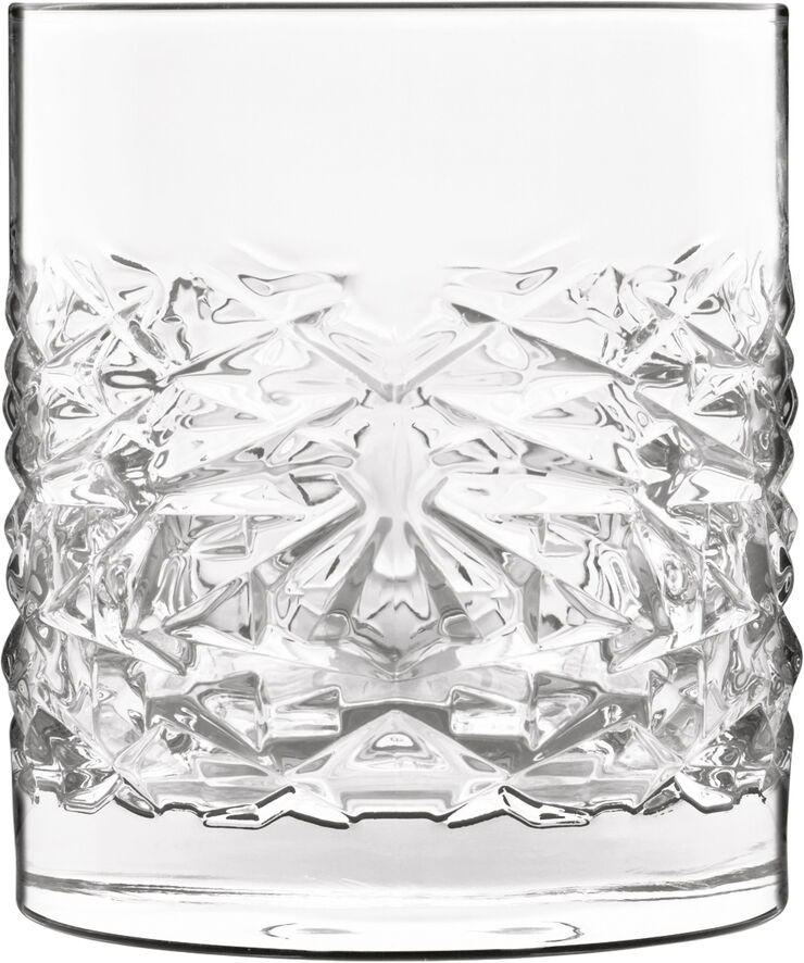 Luigi Bormioli Mixology 4 stk. Textures vand/whiskyglas Transparent