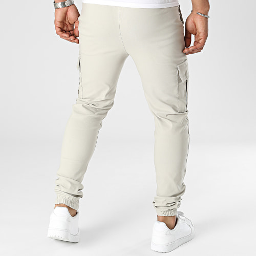 Pantalon Cargo Gris Clair
