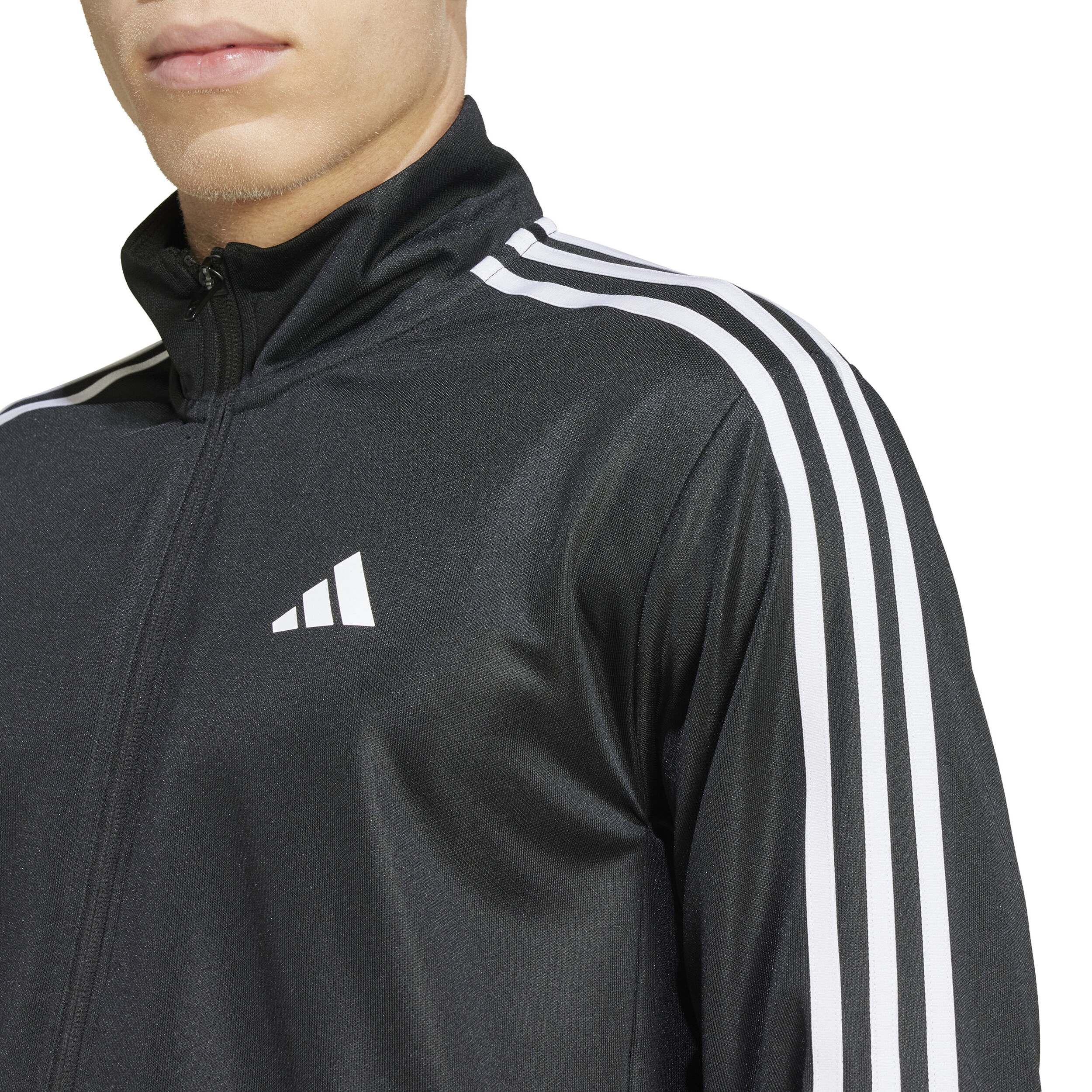 adidas Taining Essentials 3 Stripes Veste De Survêtement Hommes - Noir