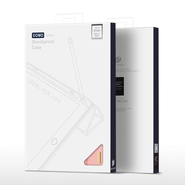 DUX DUX Home iPad Pro 11 (2020)/(2018) Trefoldet stativ Lyserød
