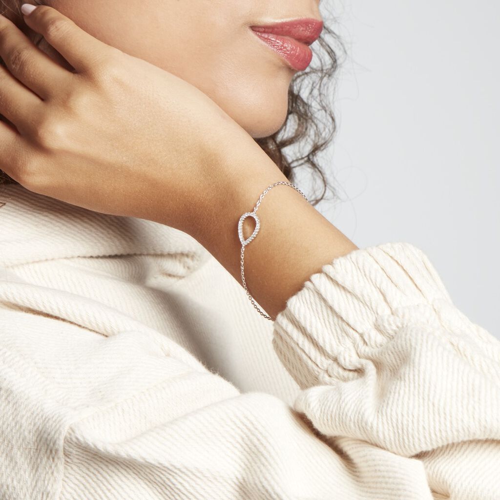 Bracelet Gisberte Argent Oxyde