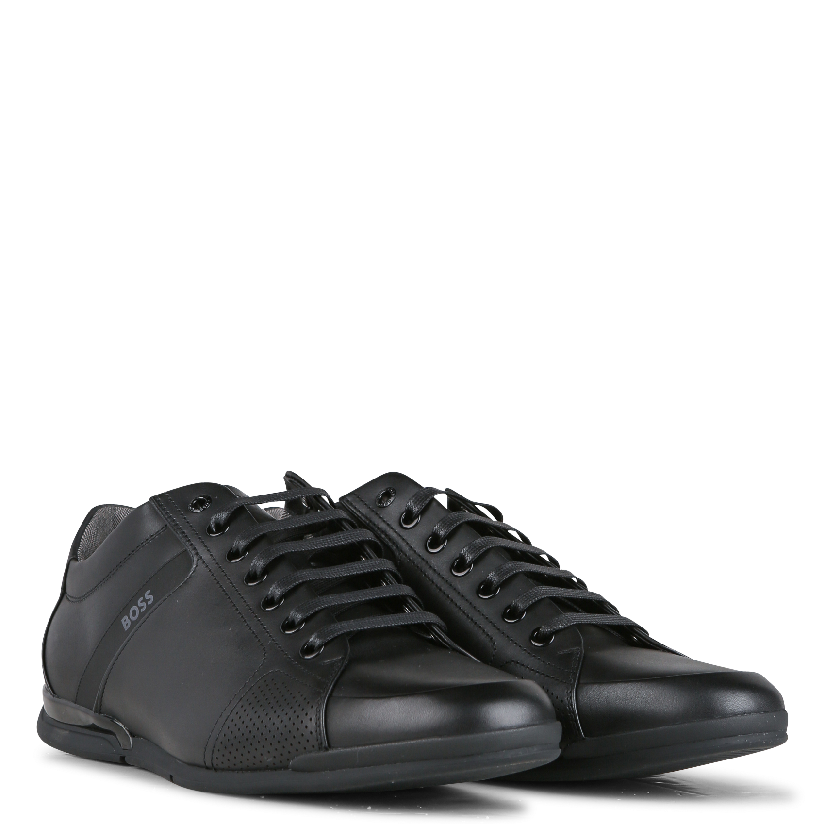Baskets basses en cuir | Noir