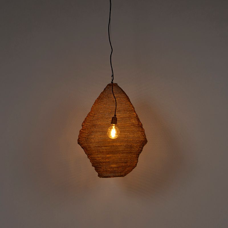 Oosterse hanglamp goud 60cm - Nidum