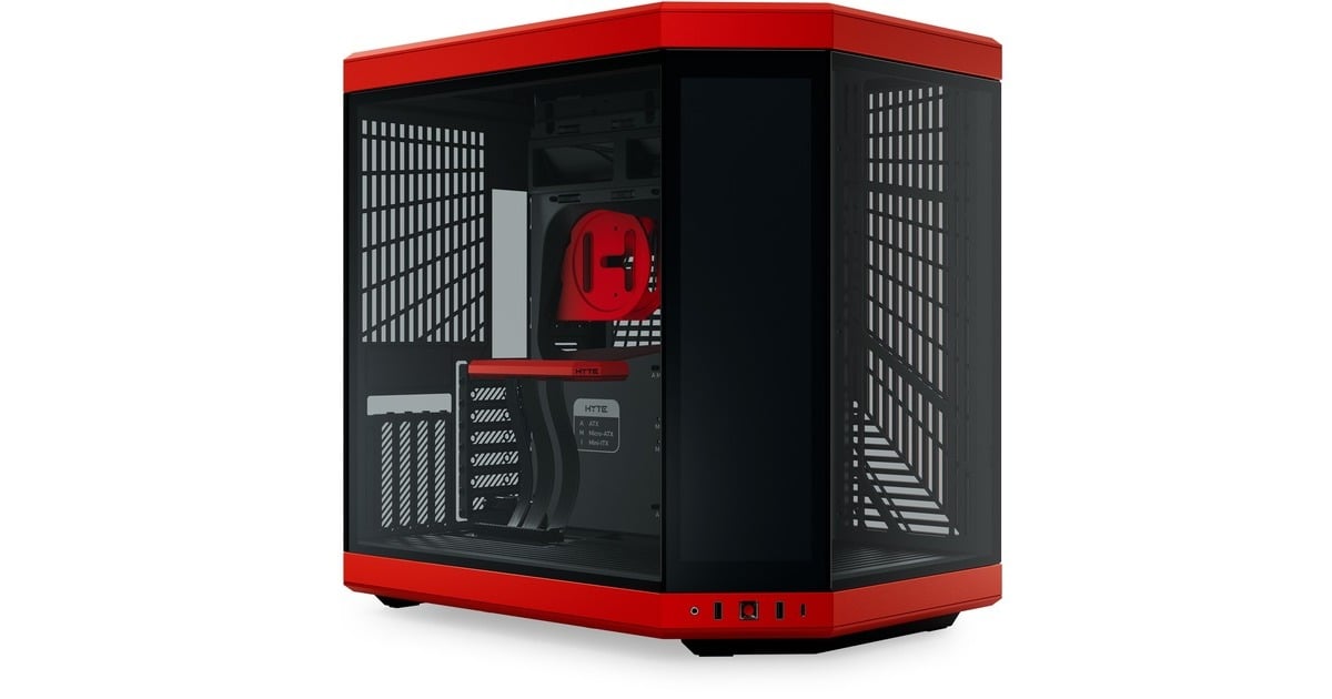 HYTEY70 Touch Infinite midi tower behuizing  (Zwart | 2x USB-A | 1x USB-C | Tempered Glass)
