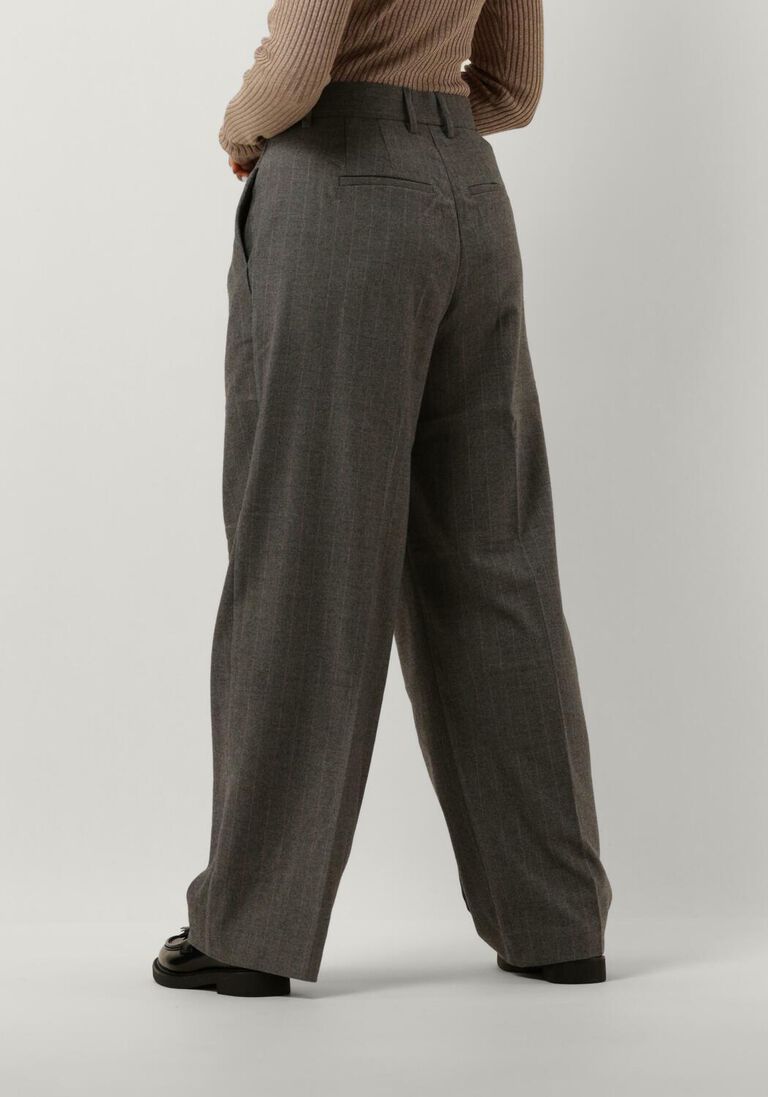 SECOND FEMALE grijze second female pantalon holsye trousers