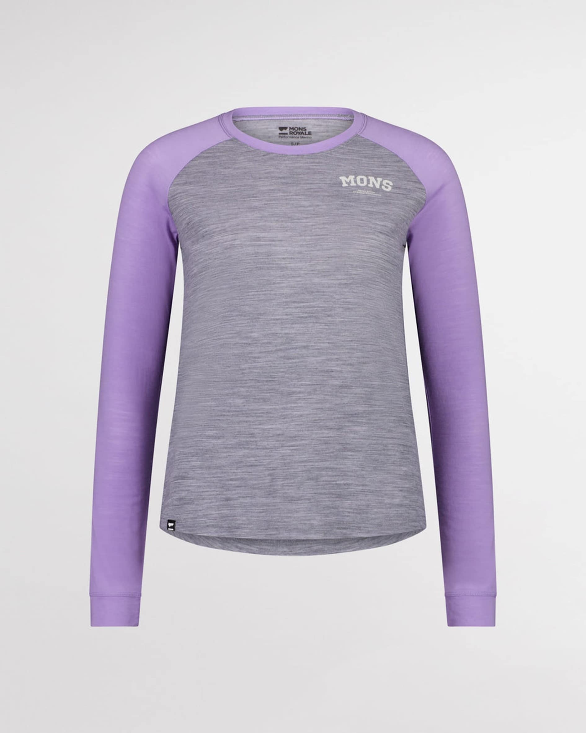 Mons Royale Icon Raglan LS, Dame<br>Perfekt hele året!