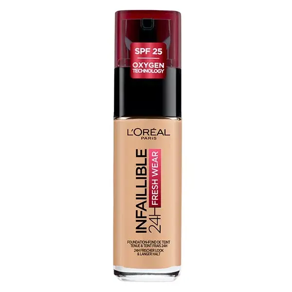 Base Líquida L'Oréal Paris Infallible 24h Fresh Wear nº 200 Areia Dourada 30ml