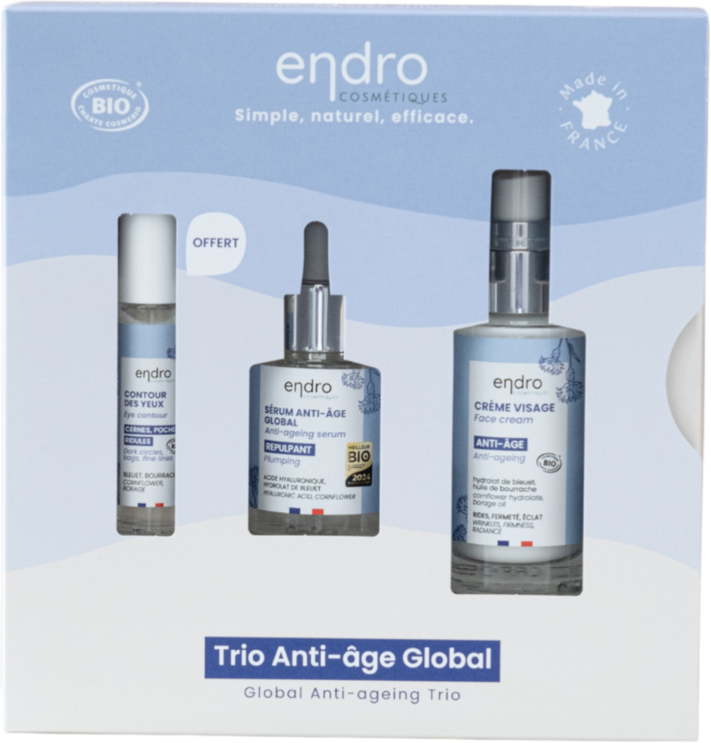 endro cosmétiques  Global Anti-Ageing Trio