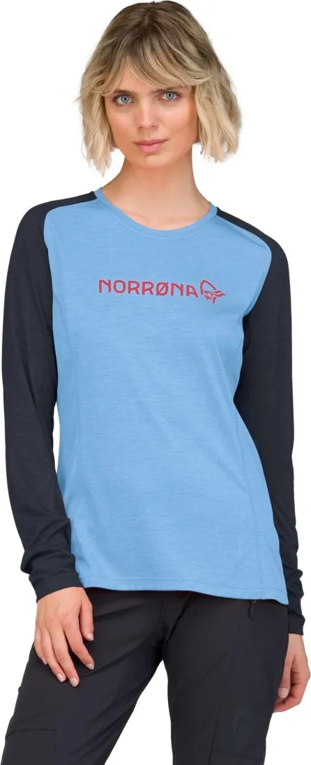 Norrøna Women's Fjørå Equaliser Lightweight Long Sleeve Frozen Fjord