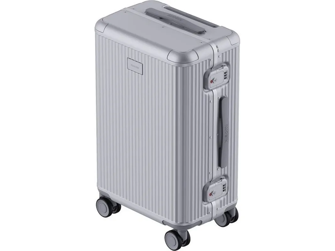 Xiaomi Aluminiumsramme Bagage Kuffert Hård skal Sølv Polycarbonat (PC), Polyester