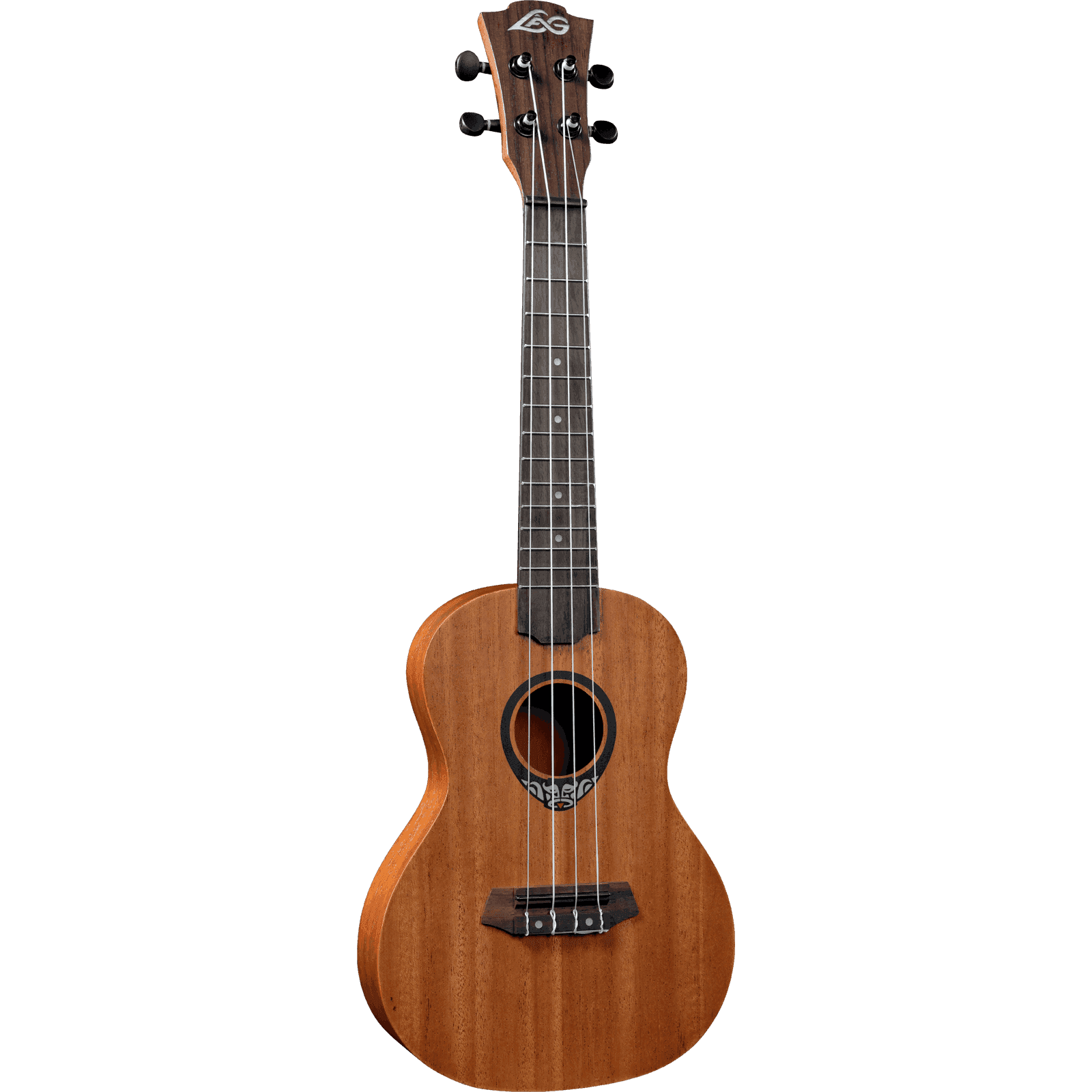 LAG Guitars Tiki Uku 110 TKU110C thinline concert ukelele met gigbag